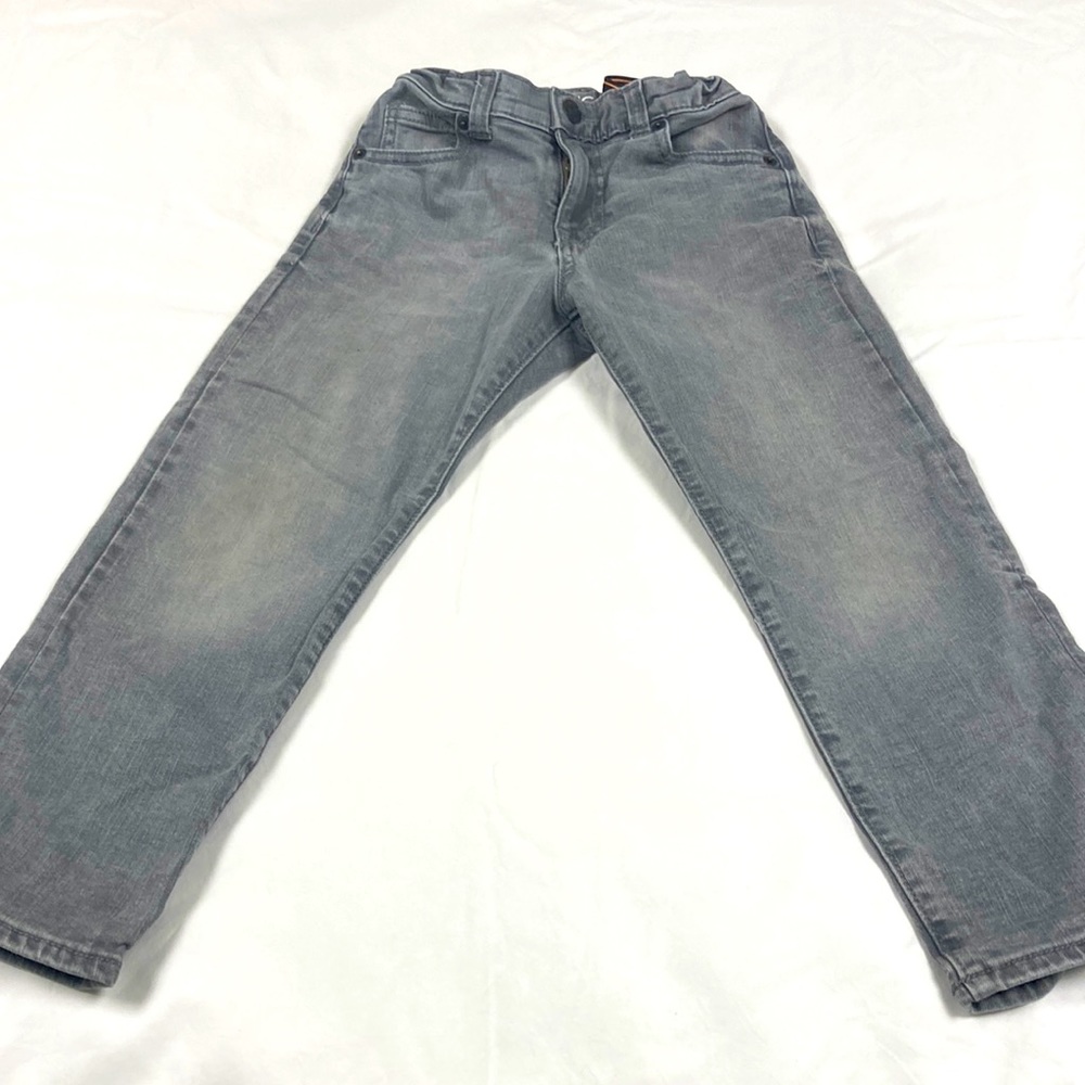 Gymboree boys gray jeans straight fit size 6